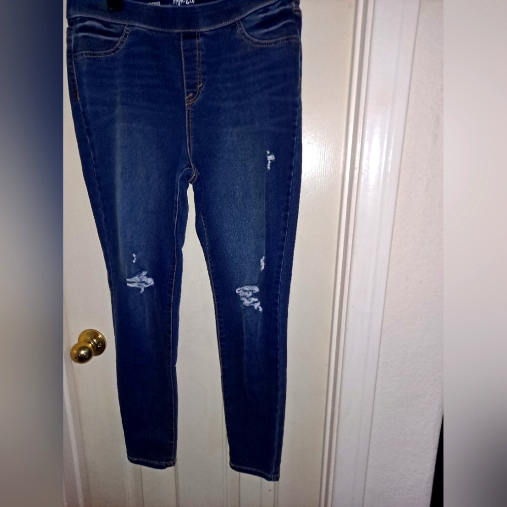 Style and Co leggings size PL. 62% cotton,37%polyester, and 1%spandex.